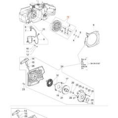 ORIGINAL FLYWHEEL EMAK 52020149BR