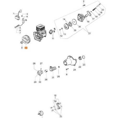 VOLANT MOTEUR ORIGINAL EMAK 61170018R | NewgardenParts.com