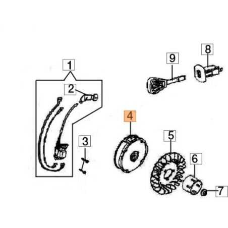 ORIGINAL FLYWHEEL EMAK L66150313 | NewgardenParts.com