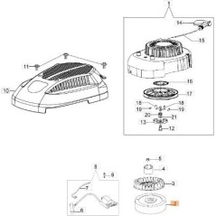 ORIGINAL FLYWHEEL EMAK L66150425