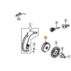 ORIGINAL FLYWHEEL EMAK L66150526