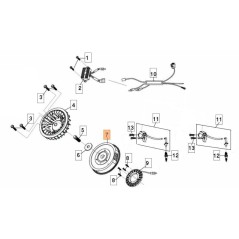 ORIGINAL FLYWHEEL EMAK L66151511