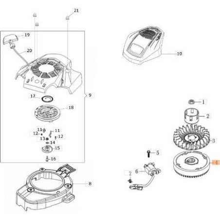 VOLANT MOTEUR ORIGINAL EMAK L66151605 | NewgardenParts.com
