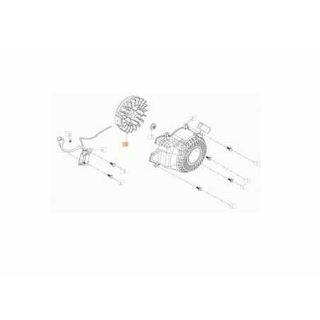 ORIGINAL FLYWHEEL EMAK L66151825 | NewgardenParts.com