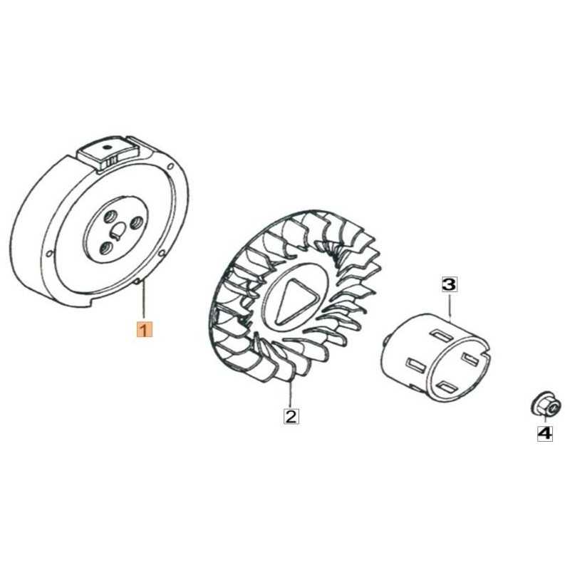 VOLANT MOTEUR ORIGINAL EMAK L66152433