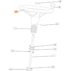 ORIGINAL EMAK STEERING WHEEL SGN443821008