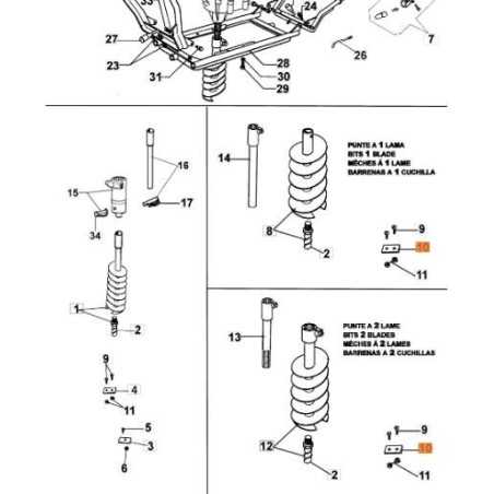 VOMERE PUNTA ORIGINALE EMAK 028200256 | NewgardenParts.com
