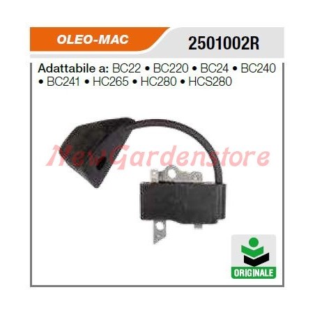 Bobina di accensione OLEOMAC decespugliatore BC22 BC220 BC24 2501002R | NewgardenParts.com