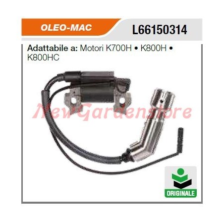 Bobina di accensione OLEOMAC tagliaerba tosaerba rasaerba K700H K800H L66150314 | NewgardenParts.com