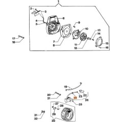 EMAK 006000187 ORIGINAL SPARK PLUG CABLE D.6 CABLE GLAND | NewgardenParts.com