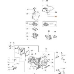 DISTANZIALE ORIGINALE EMAK 50070126R | NewgardenParts.com