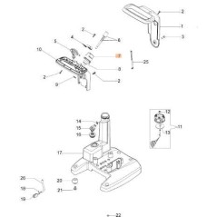 ORIGINAL EMAK KNOB 55020006R | NewgardenParts.com