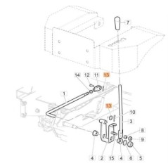 PASADOR DE CHAVETA ORIGINAL EMAK YN1050600 | NewgardenParts.com