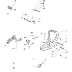 SPRING FOR VENT VALVE (C:5 PCS) ORIGINAL EMAK 094500575R | NewgardenParts.com