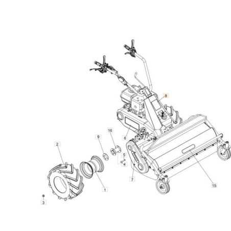 OLEOMAC PLATTE 66X66 ORIGINAL EMAK 68270089R | NewgardenParts.com