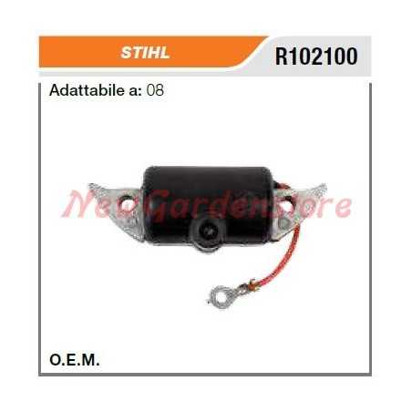 STIHL chainsaw ignition coil 08 R102100 | NewgardenParts.com