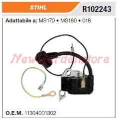 Bobine d'allumage pour tronçonneuse STIHL MS170 180 08 R102243 | NewgardenParts.com