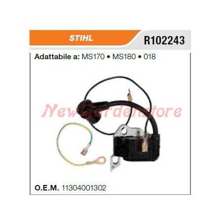Bobine d'allumage pour tronçonneuse STIHL MS170 180 08 R102243 | NewgardenParts.com
