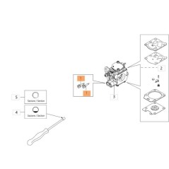 VIS DE RÉGLAGE MAX 102-3748 CARBURATEUR EMAK ORIGINAL 2318778 | NewgardenParts.com