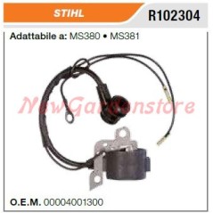 STIHL MS380 chainsaw ignition coil 381 R102304 | NewgardenParts.com