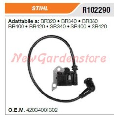 Ignition coil STIHL blower BR320 340 380 400 R102290 4203-400-1302 | NewgardenParts.com