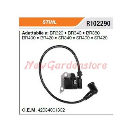 Ignition coil STIHL blower BR320 340 380 400 R102290 4203-400-1302 | NewgardenParts.com