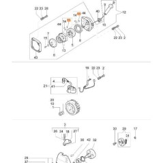 MOLLA CRICC.AVV.EASYSTART D0.8 DE5.8 SP4.5 SX(INOX ORIGINALE EMAK 62030131R | NewgardenParts.com