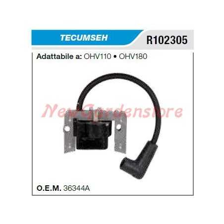 Ignition coil TECUMSEH lawn mower mower OHV110 180 R102305 | NewgardenParts.com