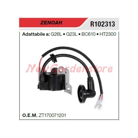 Bobina di accensione ZENOAH motosega G26L 23L BC610 R102313 | NewgardenParts.com