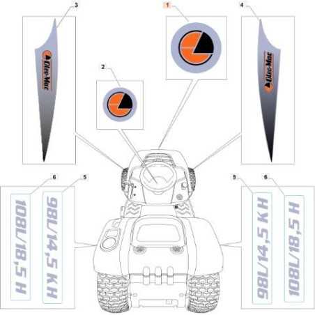 ORIGINAL EMAK-ETIKETT G114367888E0 | NewgardenParts.com