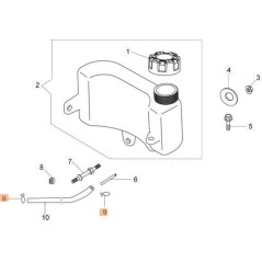 COLLIER DE SERRAGE ÉLASTIQUE EN ACIER EMAK ORIGINAL L66150435