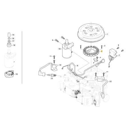 Bobina di ricarica ORIGINALE STIGA motore TRE 635V trattorino 118551594/0 | NewgardenParts.com