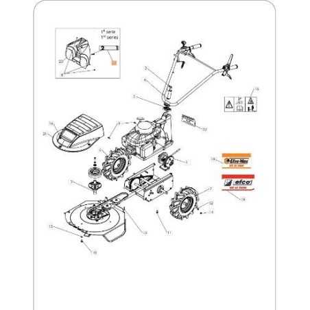 ORIGINAL EMAK ETIKETT PB0503000010 | NewgardenParts.com