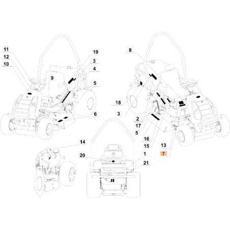 ÉTIQUETTE ORIGINALE EMAK SGN283293093 | NewgardenParts.com