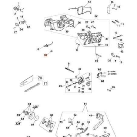 CABLE GLAND D.5.5 (RUBBER) ORIGINAL EMAK 097000057R | NewgardenParts.com