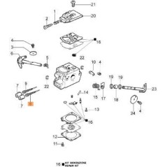 VIS DE REGISTRE 102-3344 CARBURATEUR ORIGINAL EMAK 2318837 | NewgardenParts.com