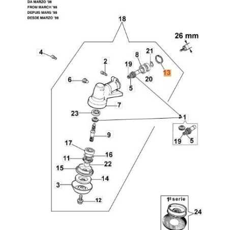 ANELLO ORIGINALE EMAK 3025018R | NewgardenParts.com