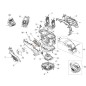 TCEI SCREW 8.8 M 4X 6 UNI5931 ZNB (C:10PZ) ORIGINAL EMAK 3801001R