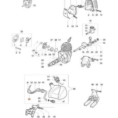 TUBO EMAK ORIGINAL 4162316R | NewgardenParts.com