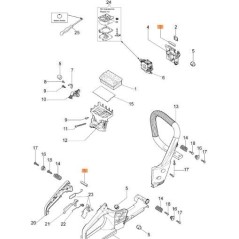 ANTIVIBRATION L.35 NE ORIGINAL EMAK 50240011R | NewgardenParts.com