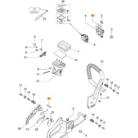ANTI-VIBRATION L.35 NE ORIGINAL EMAK 50240011R | NewgardenParts.com
