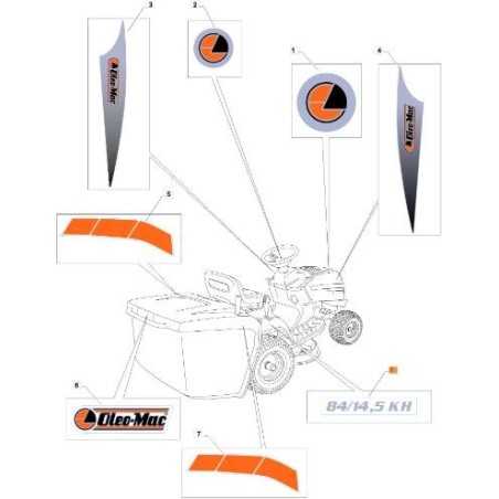 ORIGINAL EMAK-ETIKETT G114367894E0 | NewgardenParts.com