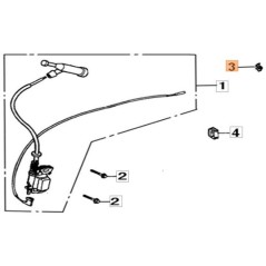 CLIP DE CABLE EMAK ORIGINAL L66152454 | NewgardenParts.com
