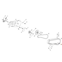 BELT COVER PLATE OM RC 350 ORIGINAL EMAK L66152856 | NewgardenParts.com