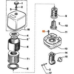 TE Flanschschraube 8.8 M 5X20 BRU (10er-Packung)/-DIN6921 ORIGINAL EMAK 099900296R