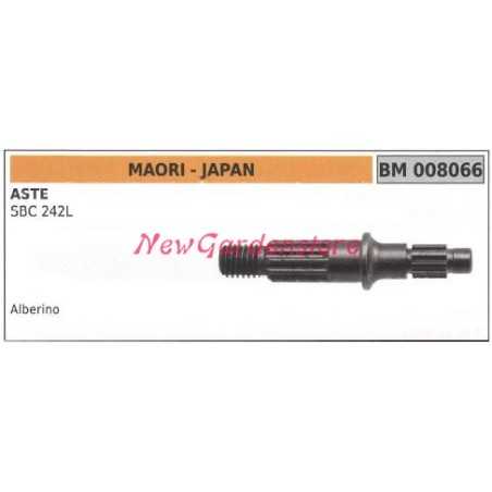 Shaft MAORI brushcutter bevel gear pair 008066 | NewgardenParts.com