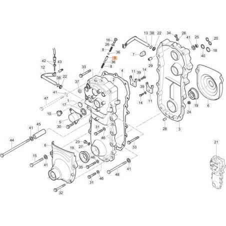 SPINA ORIGINALE EMAK YF1375009 | NewgardenParts.com
