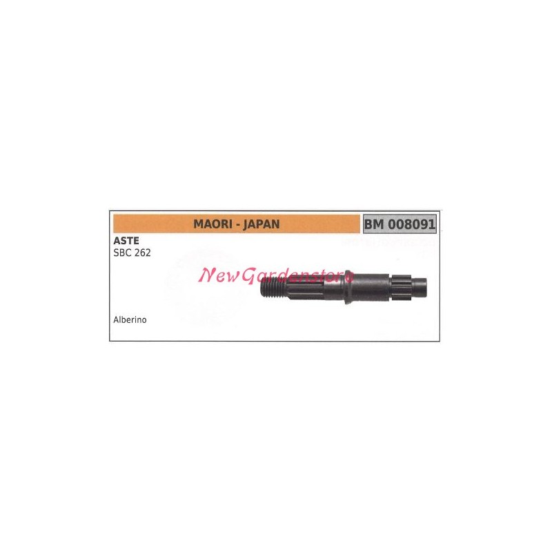 Shaft MAORI bevel gear pair brushcutter 008091