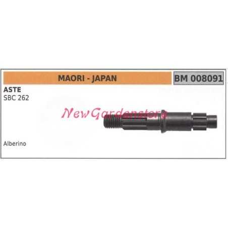 Shaft MAORI bevel gear pair brushcutter 008091 | NewgardenParts.com