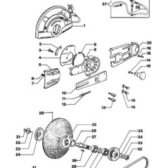 RONDELLE EMAK ORIGINALE 3833076R | NewgardenParts.com